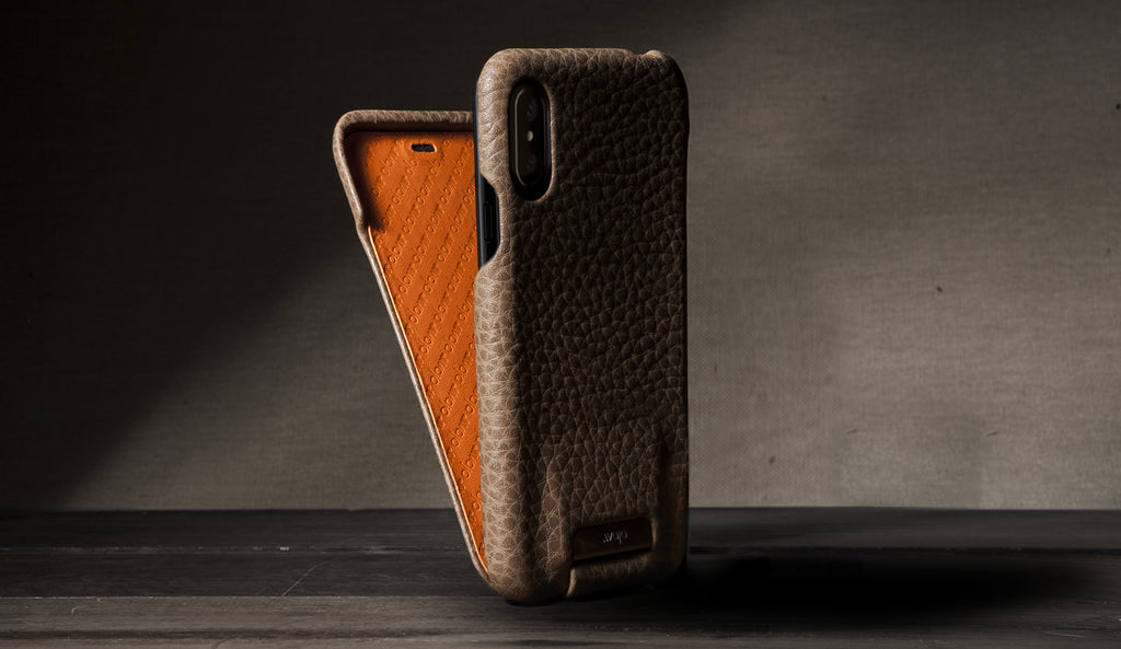 Customizable Top for iPhone X / iPhone Xs Leather Cases