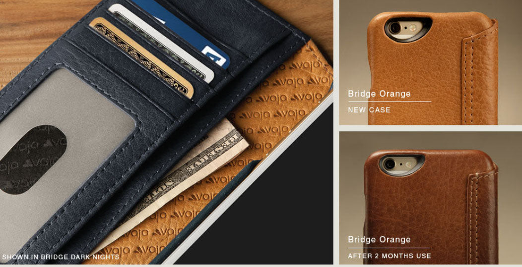 iPhone Leather Wallet - Credit Card Holder