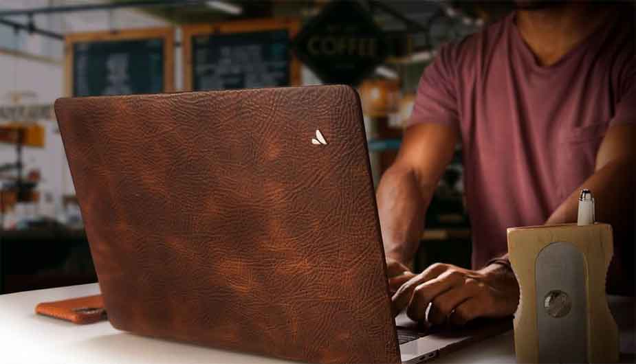 Brown MacBook Leather Case
