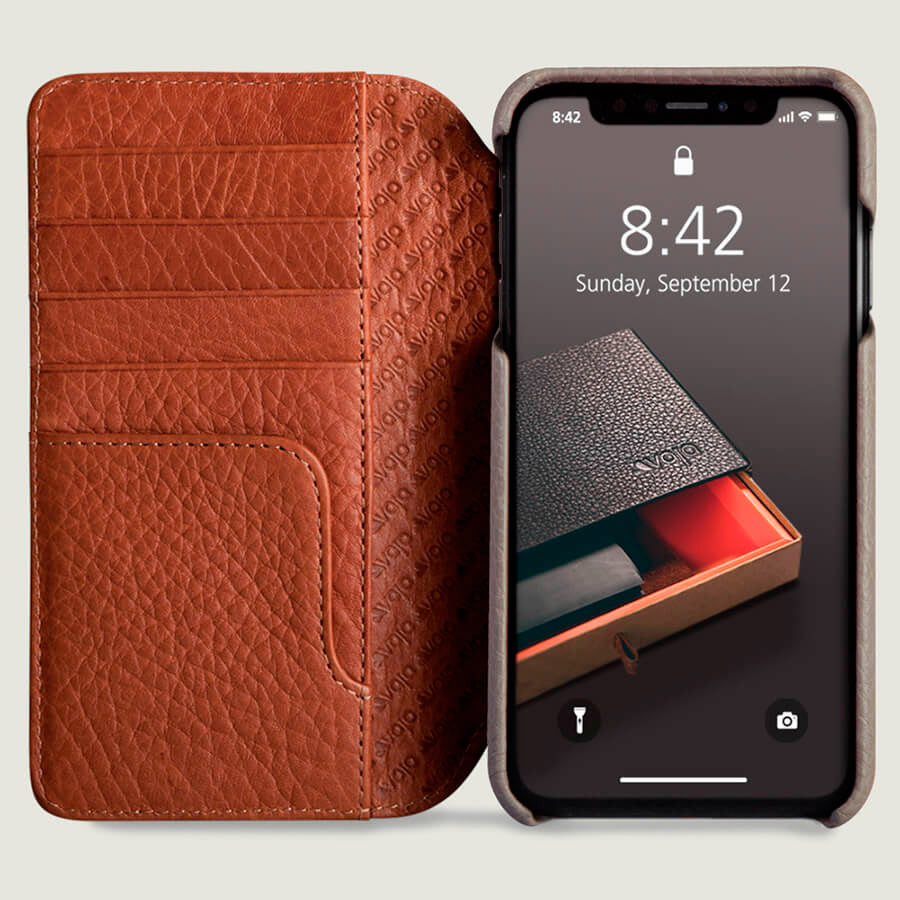 beroemd de elite Meer dan wat dan ook Wallet - iPhone Xs Max Wallet Leather Case - Vaja