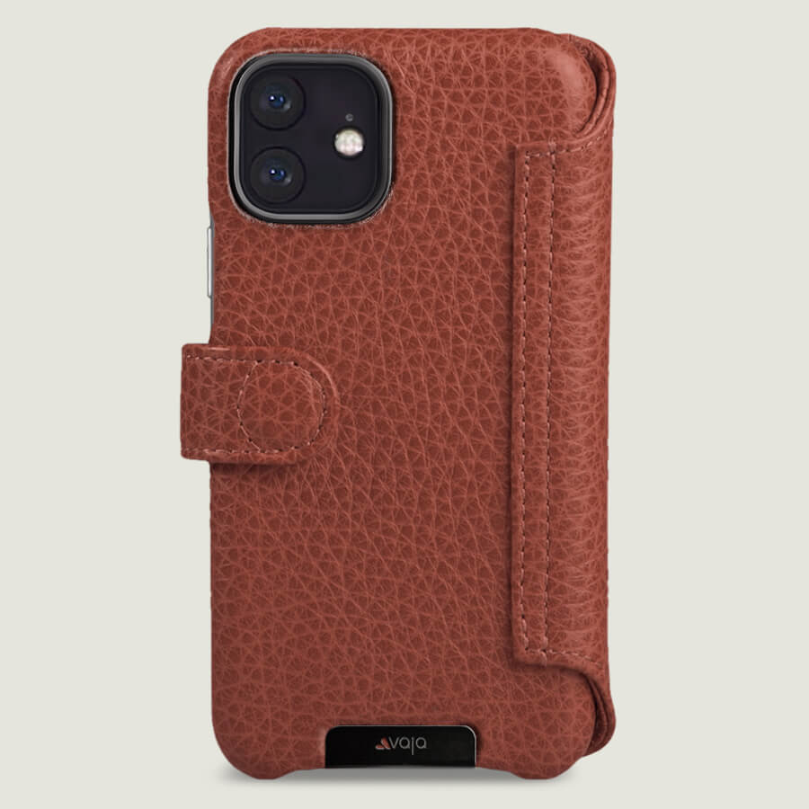 Folio iPhone 14 Pro Max leather case - Vaja