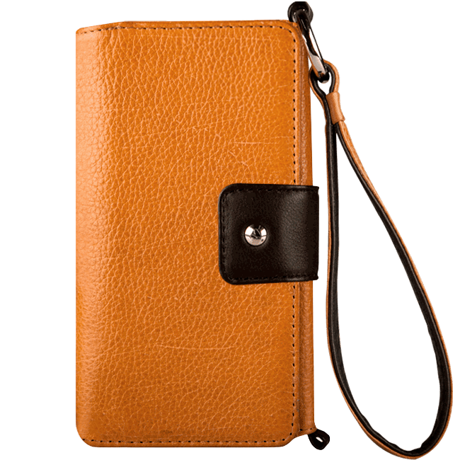 Lola XO - Premium iPhone 8 Plus leather wristlet case