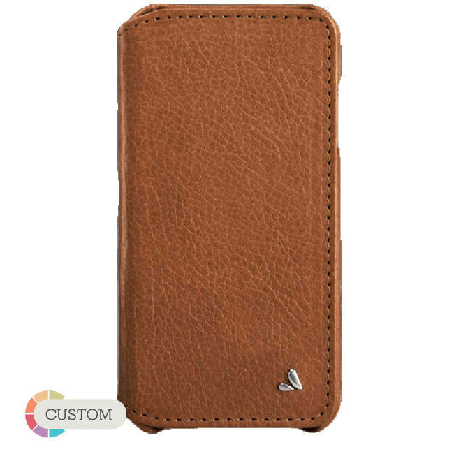 Theseus Voorstel Uitreiken iPhone 6/6s Leather Wallet Case handcrafted in natural leather - Vaja