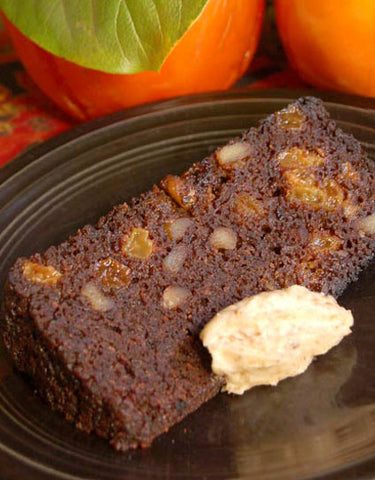 Steamed Persimmon Pudding with Candy Cap Hard Sauce Recipe