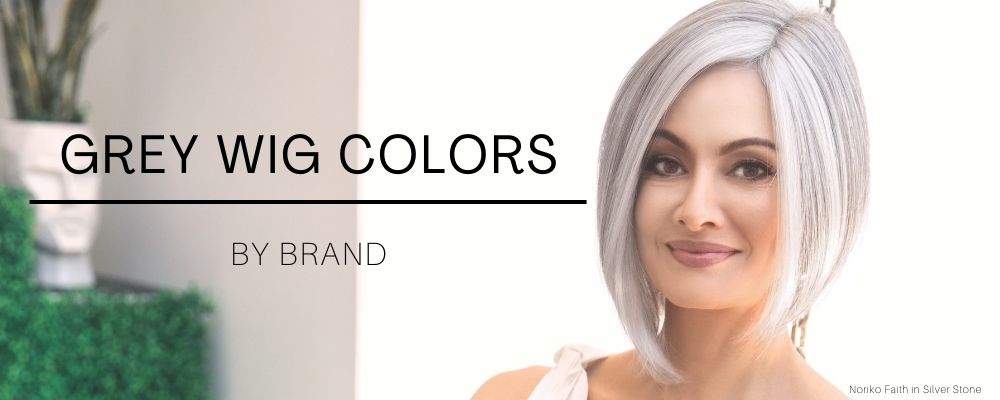 Grey Wigs by brand