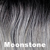 Moonstone A blend of cool white silver gray and creamy white gray tones. The subtle, refined beauty of this color palette is completed with the addition of natural dark brown roots.