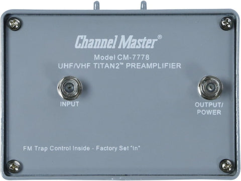 channel master 7777 tv antenna preamplifier booster