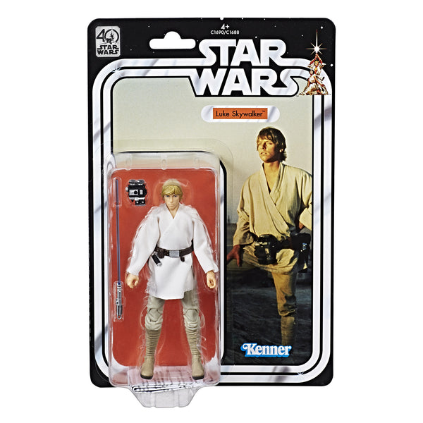 Star Wars The Black Series 40th Anniversary Luke Skywalker In Stock ...