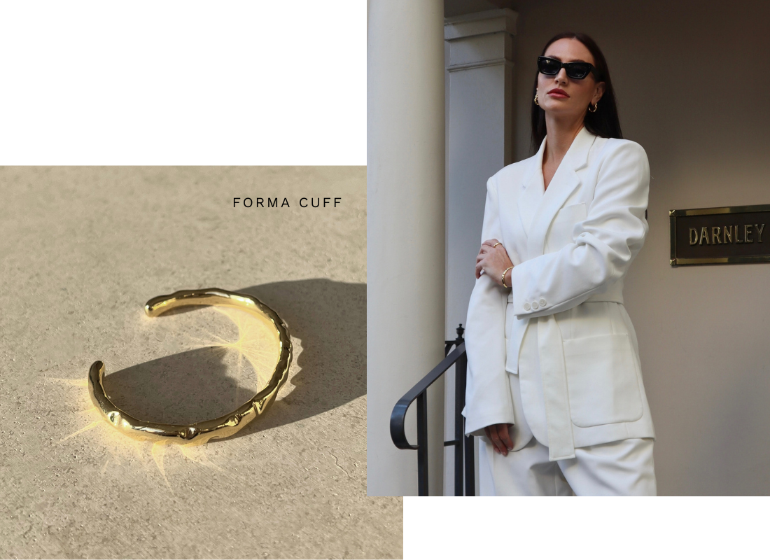 Forma Cuff with organic texture