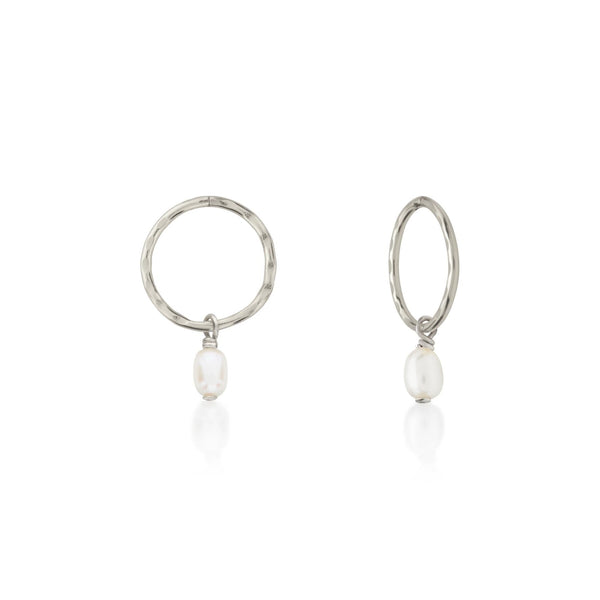 Mini hoop earrings sales sterling silver