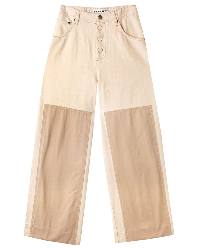 Wilder utility jeans in Ivory