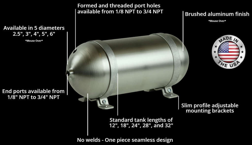 Seamless Tanks - Find Everything Air Ride at Complete Air Ride