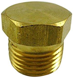 1/8" NPT Brass Hex Plug