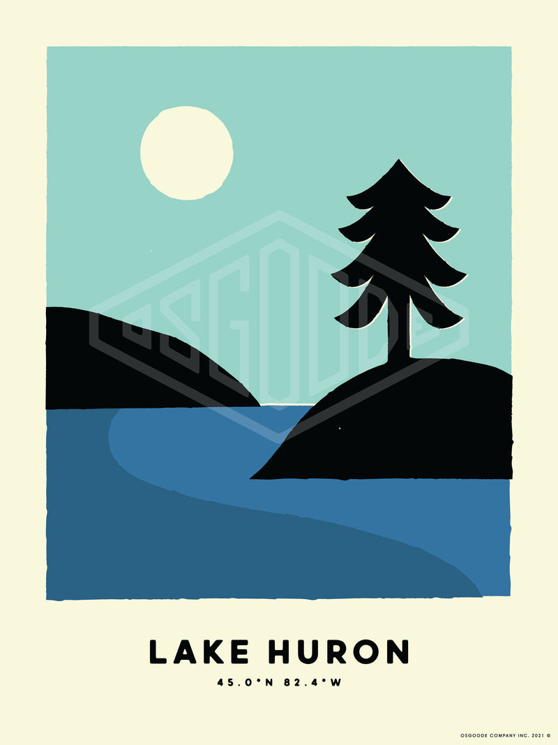 LAKE HURON PRINT