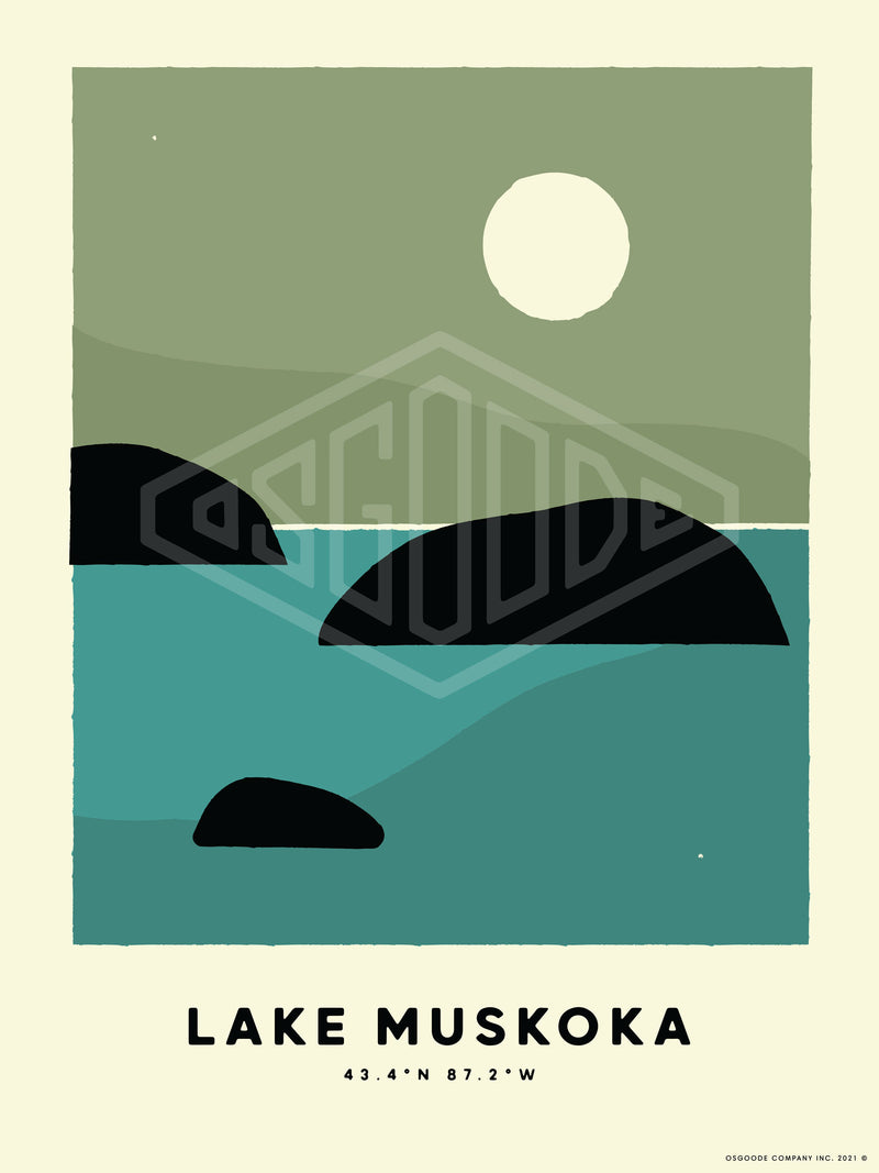 LAKE MUSKOKA PRINT