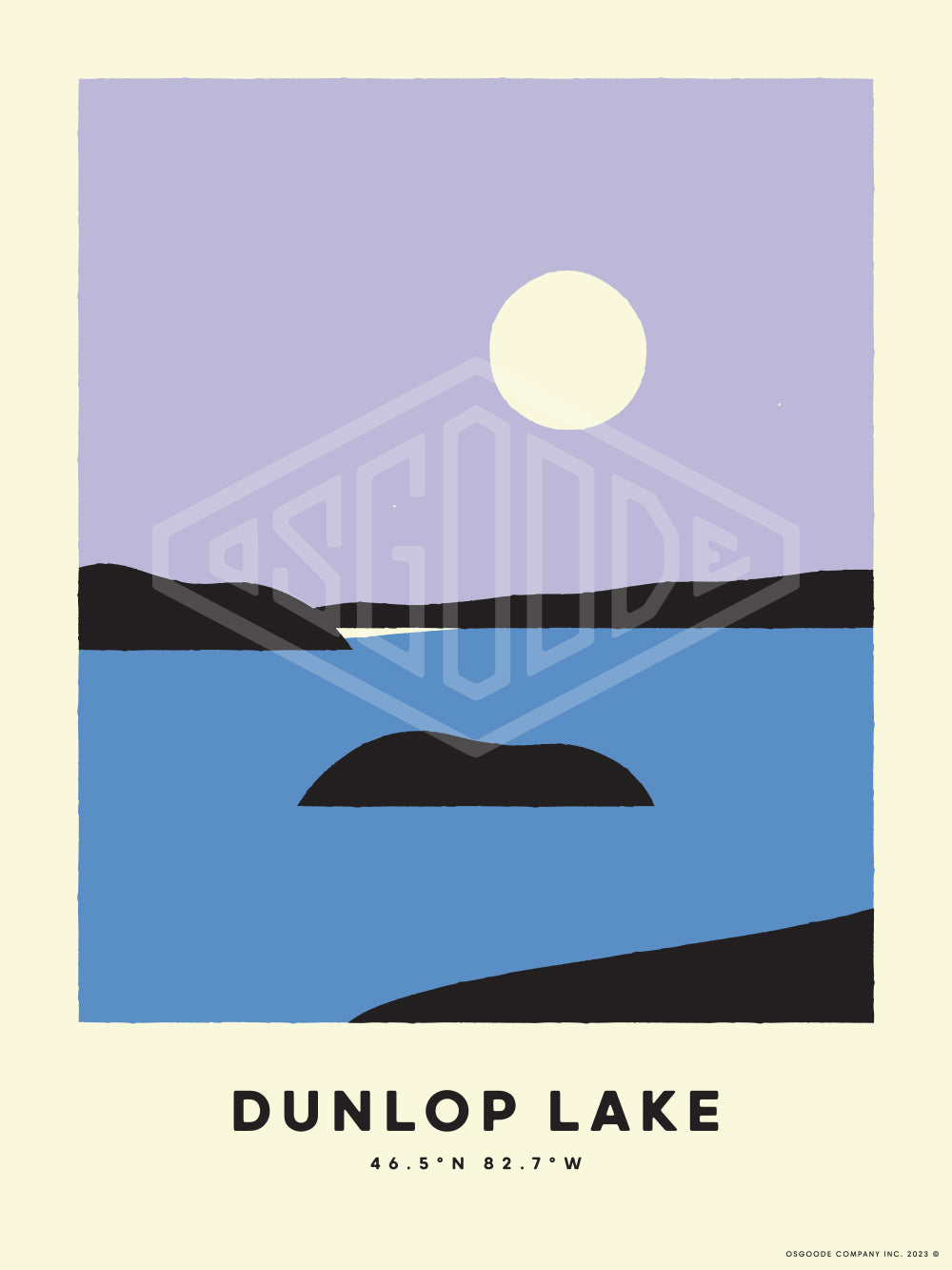 DUNLOP LAKE PRINT