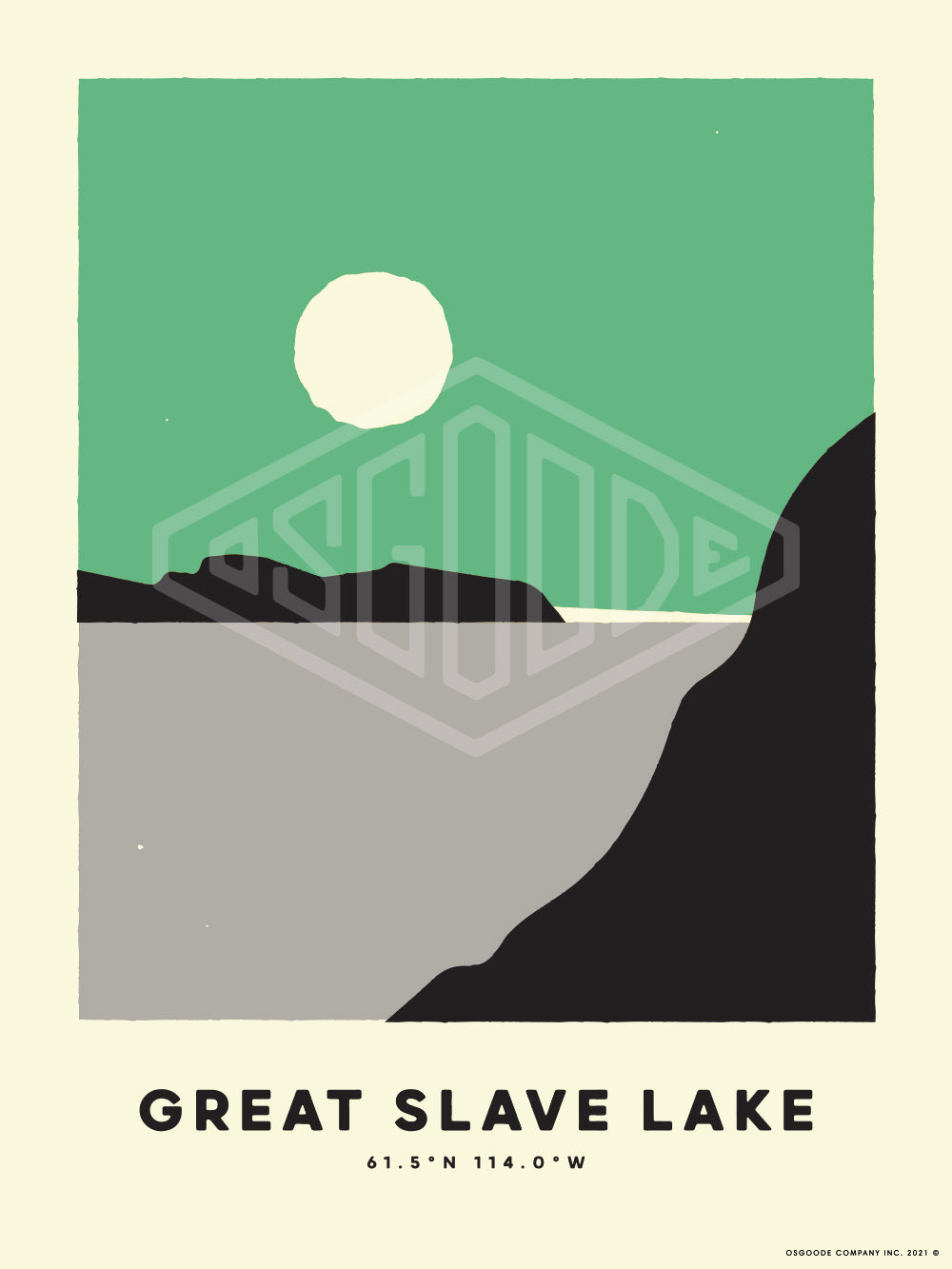 GREAT SLAVE LAKE PRINT