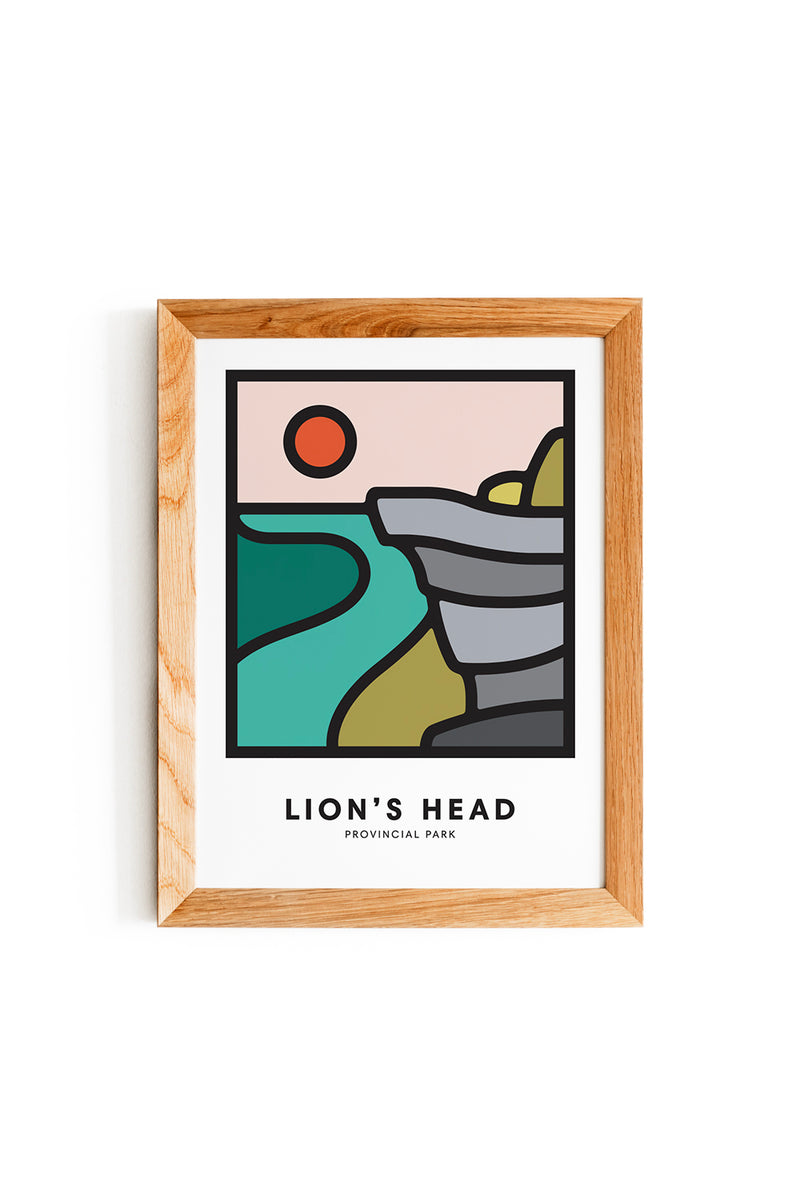 LION'S HEAD PRINT