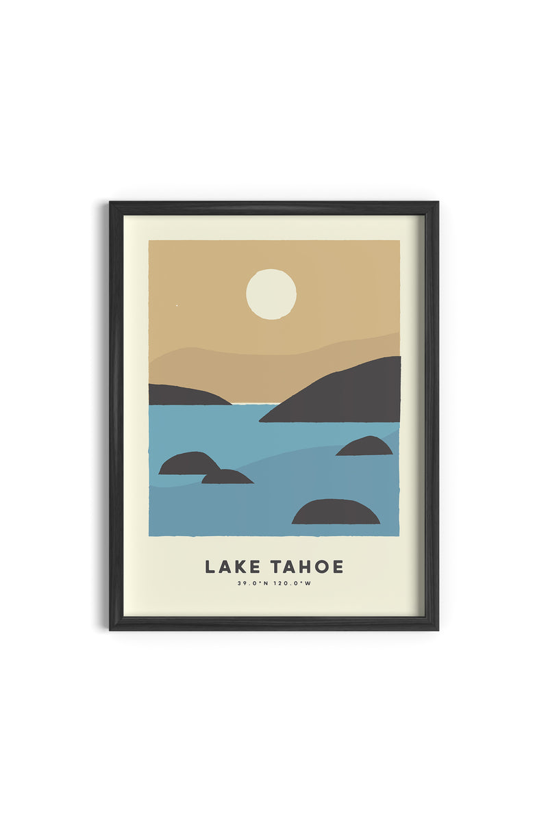 LAKE TAHOE PRINT