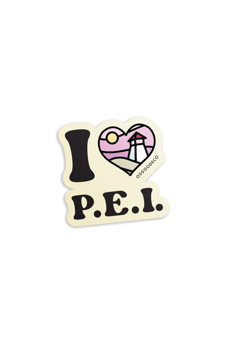 P.E.I. STICKER