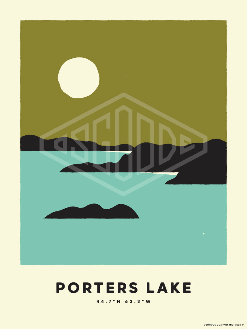 PORTERS LAKE PRINT