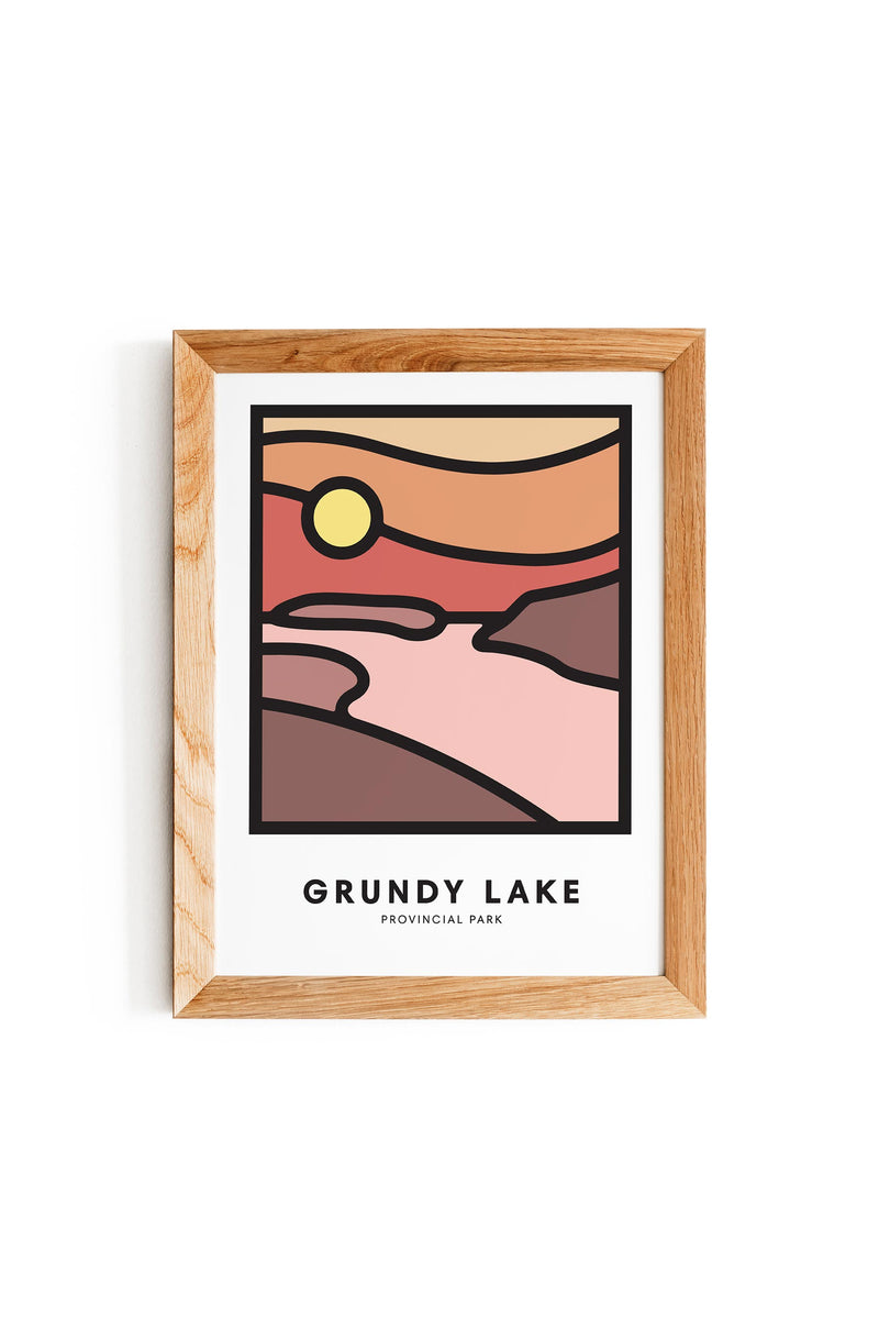 GRUNDY LAKE PRINT