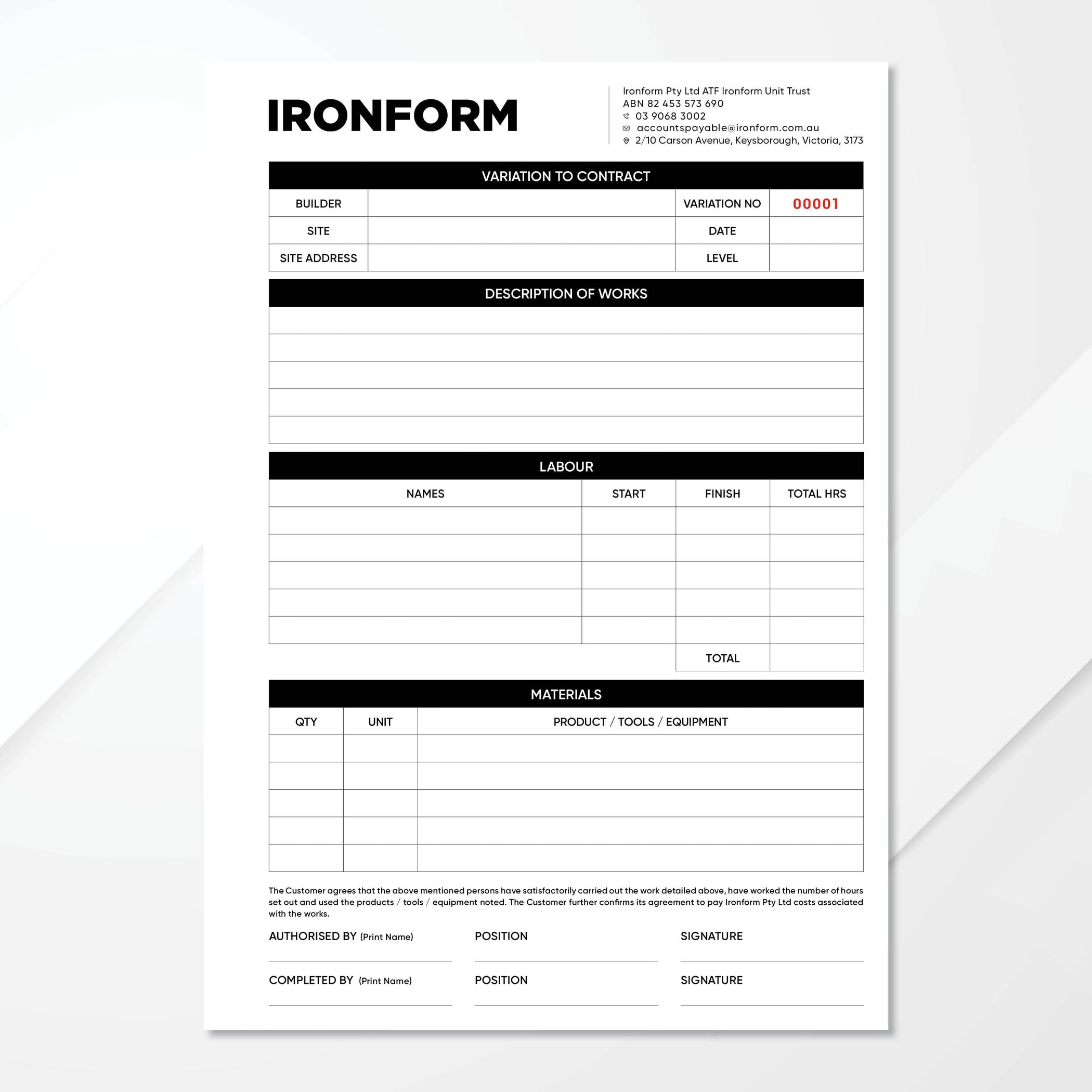 customized invoice book with carbon copy