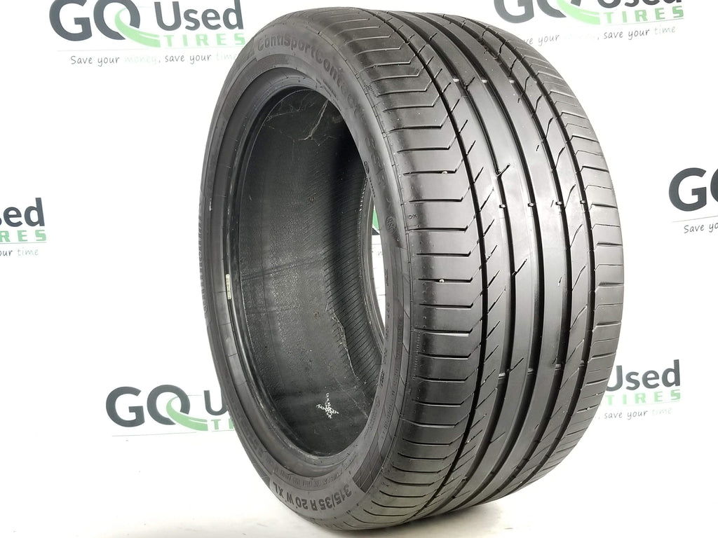 Used P315/35R20 Continental Contisportcontact 5 SSR Runflat Tires