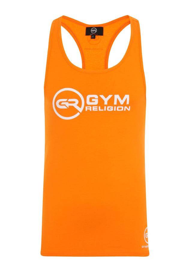 Orange Vest: Orange Stringer Vest & Sports Vest - GymReligion – Gym ...