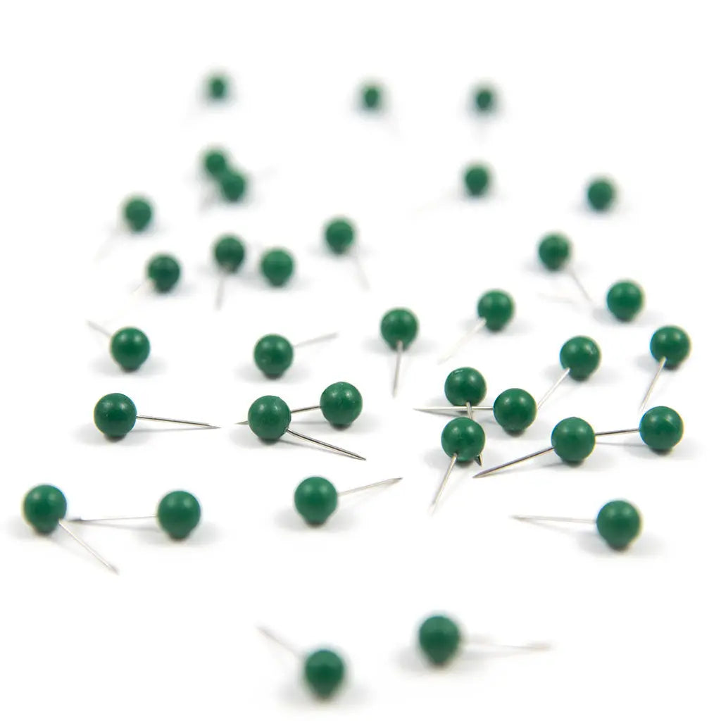 green push pin