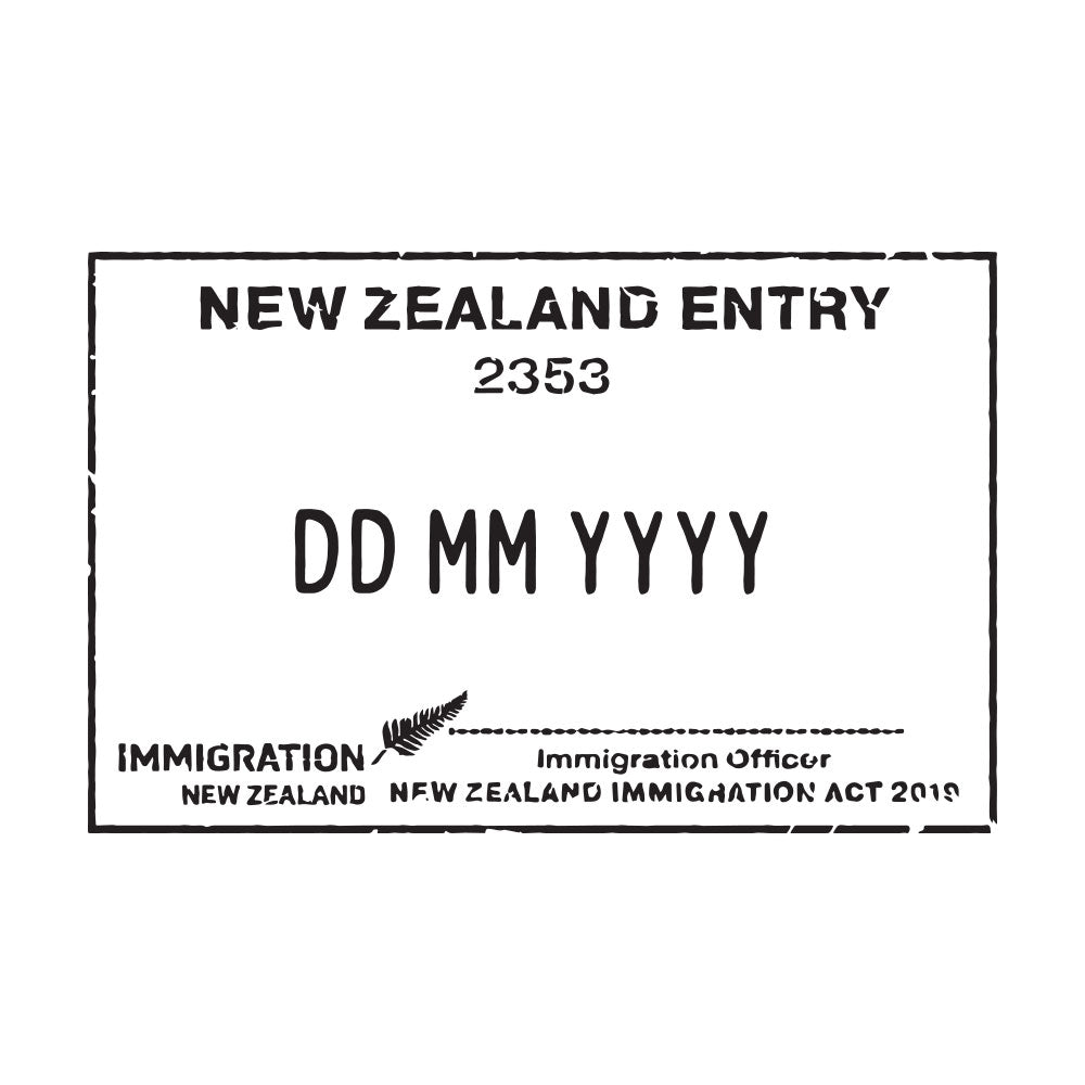 Passport Stamp Decal New Zealand Conquest Maps Llc 3827