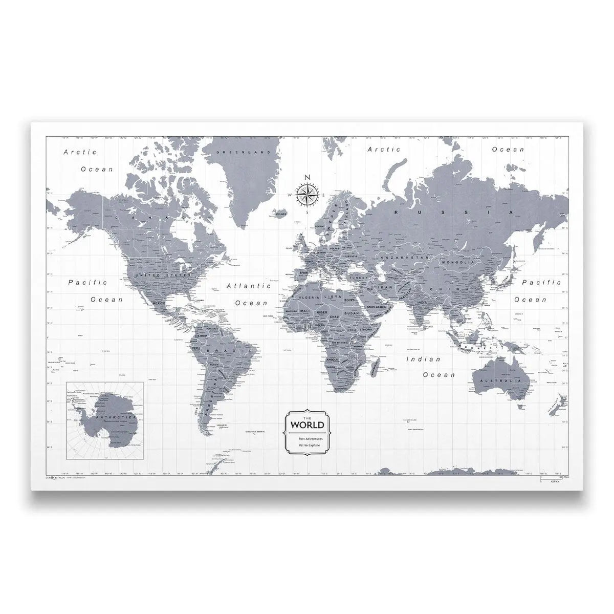 world travel map pin board with push pins dark gray color splash conquest maps llc