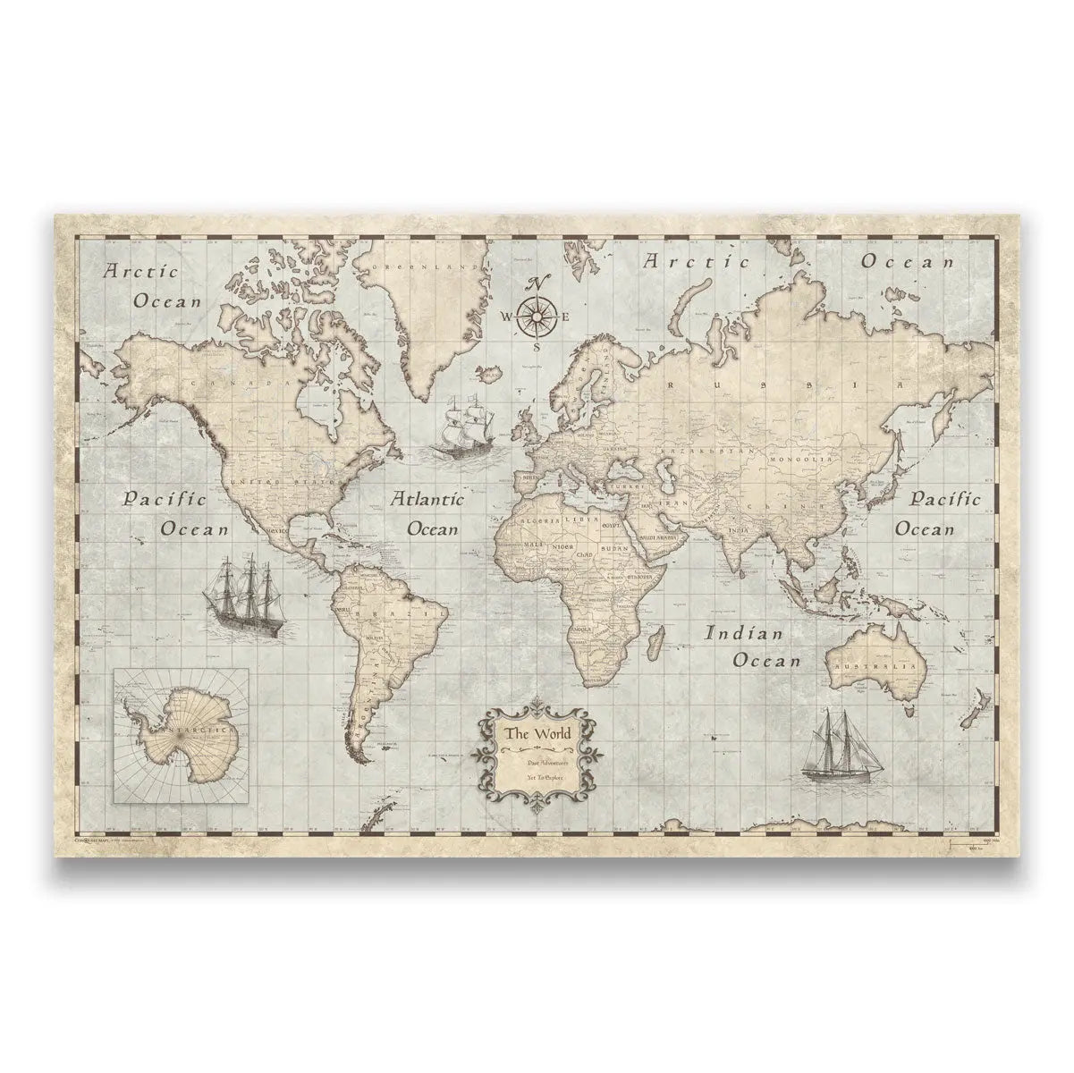 Map Push Pins: Luxury Gold - Metallic Finish, Conquest Maps LLC