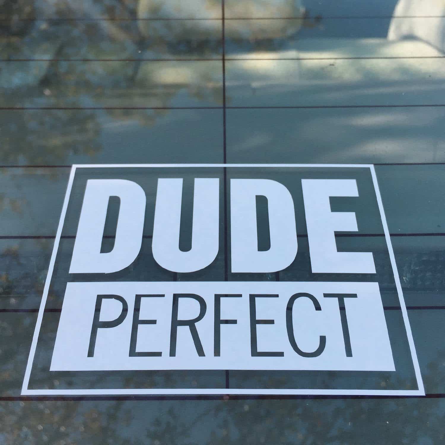 dude perfect logo silhouette portrait file