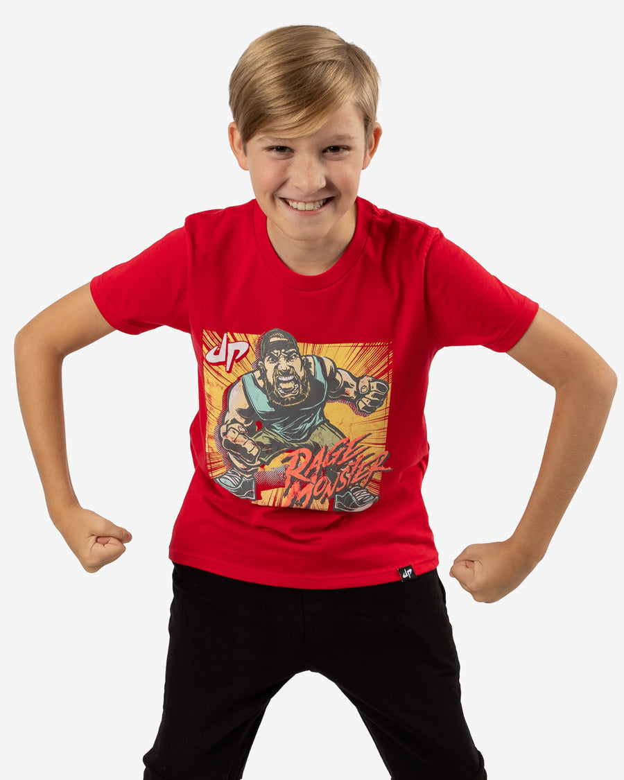 Dude Perfect 'Rage Monster' Tee (Red) - Dude Perfect Official