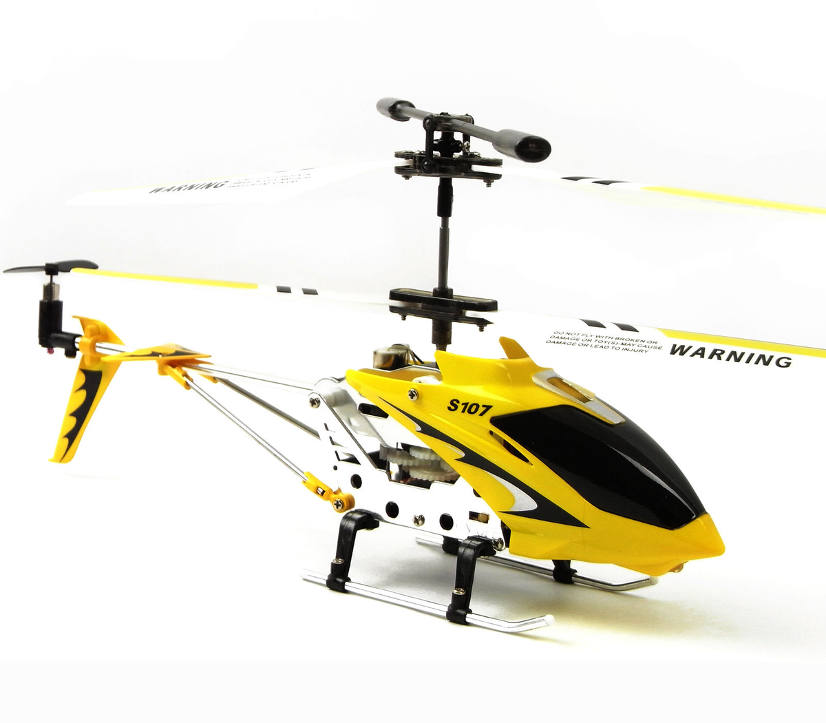 yellow toy helicopter