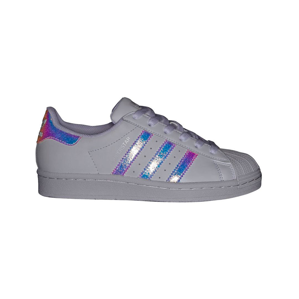 hidrógeno Cerco Correspondencia Adidas FV3139 - Superstar Kids White core Iridescent Stripes Shoes (Yo –  Tiny Trendsetter
