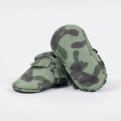 camo moccasins