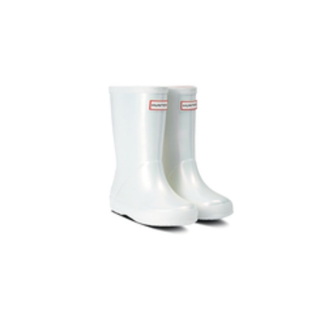 kids silver hunter boots