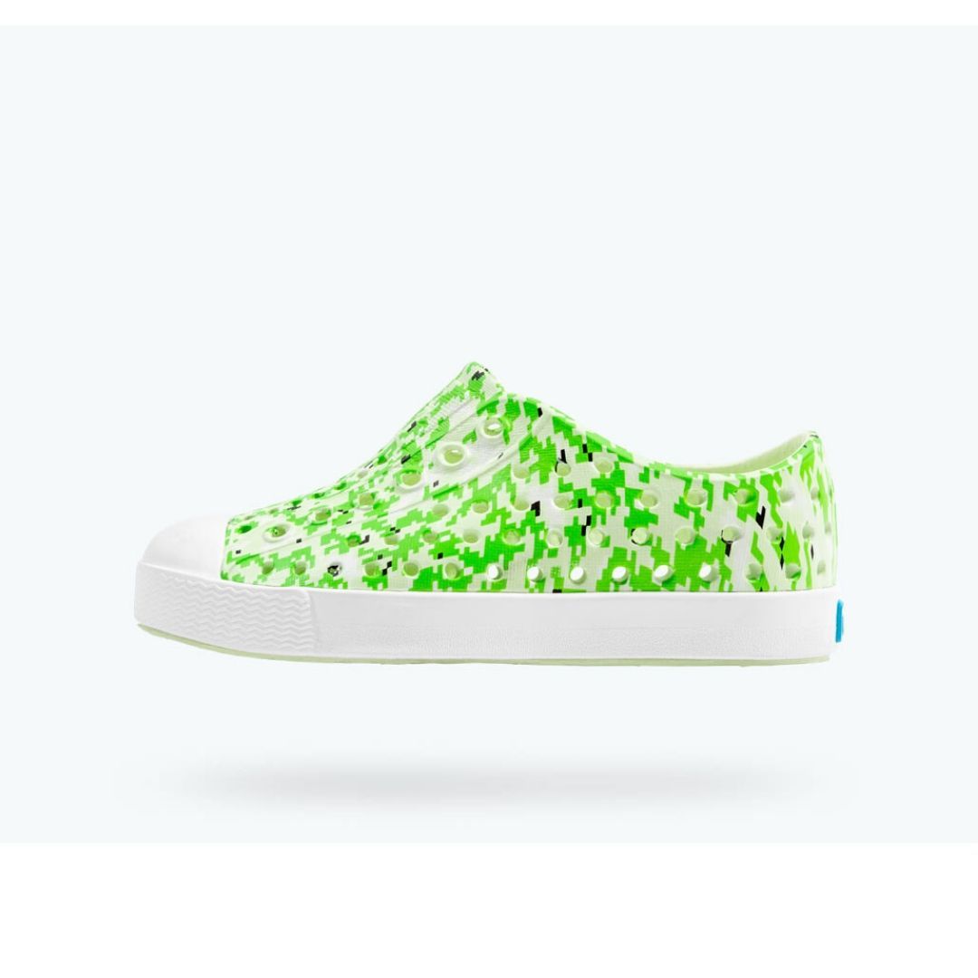 green print shoes