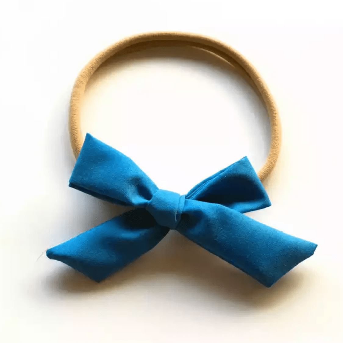 blue ribbon headband