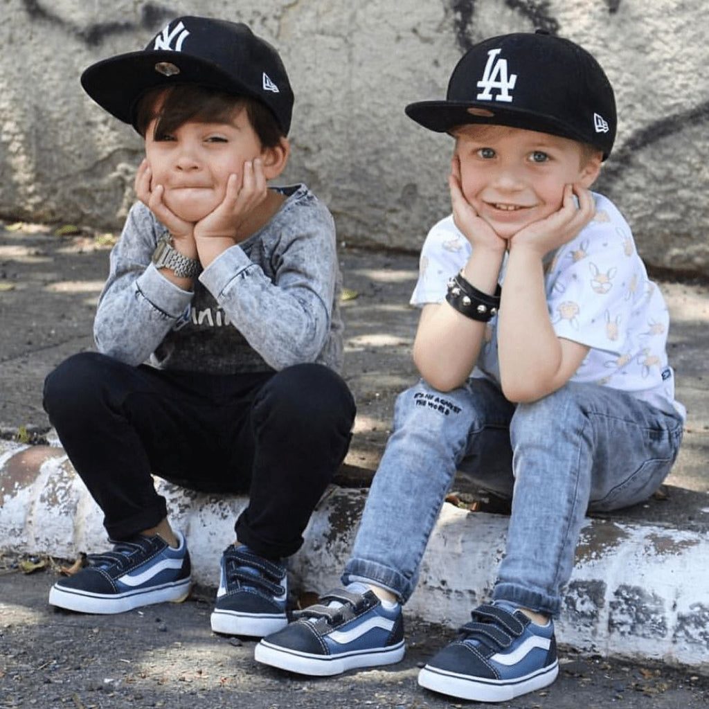 boys navy vans