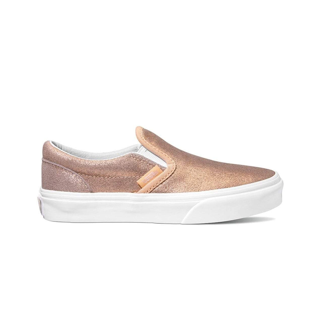 rose gold slip on shoes