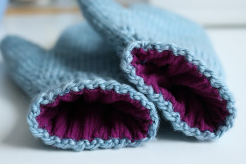 lined mittens