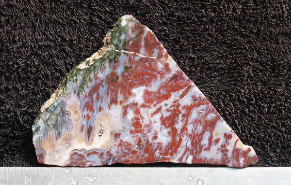 Red Lightning agate slab 41 – DD Rocks