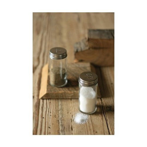 industrial salt and pepper shakers