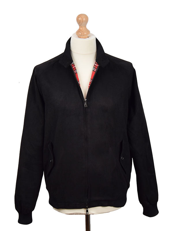 Phix Clothing Black Suedette Stretford Harrington Jacket—Lammy Man Ska ...