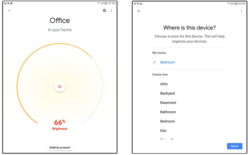 connect smart light to google home