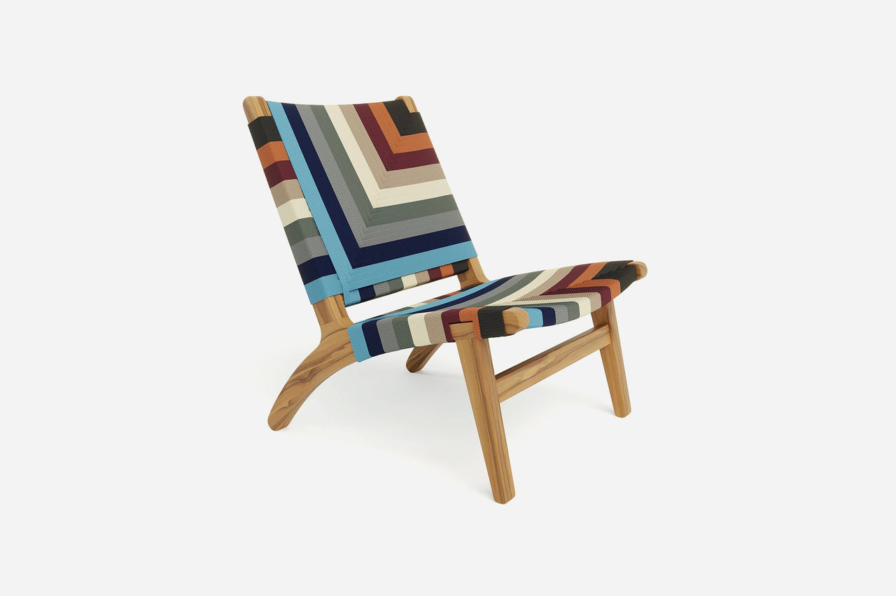 vaqueano woven lounge chair