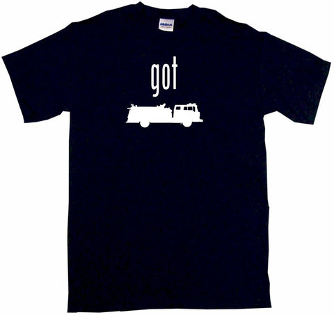 Got Fire Truck Silhouette Tee Shirt – 99 Volts
